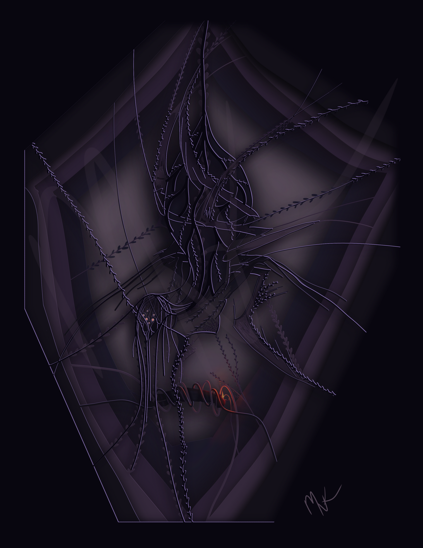 Punish Your Prey; Digital Art Print