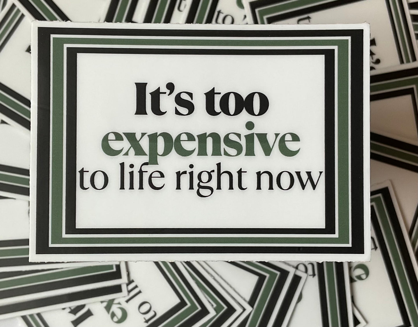 Too Expensive