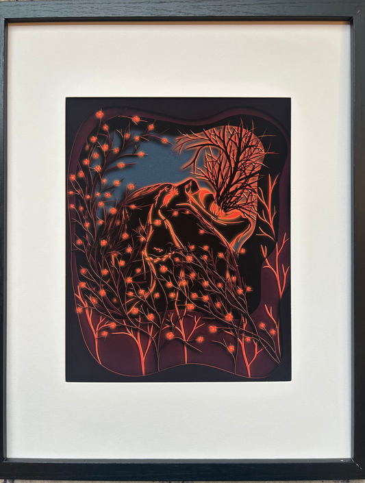 Eruption Digital Art Print