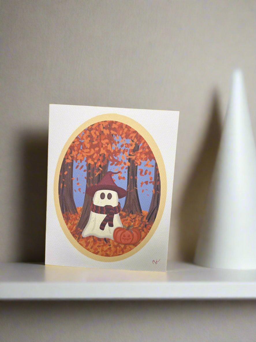 Cozy Scarf Greeting Card
