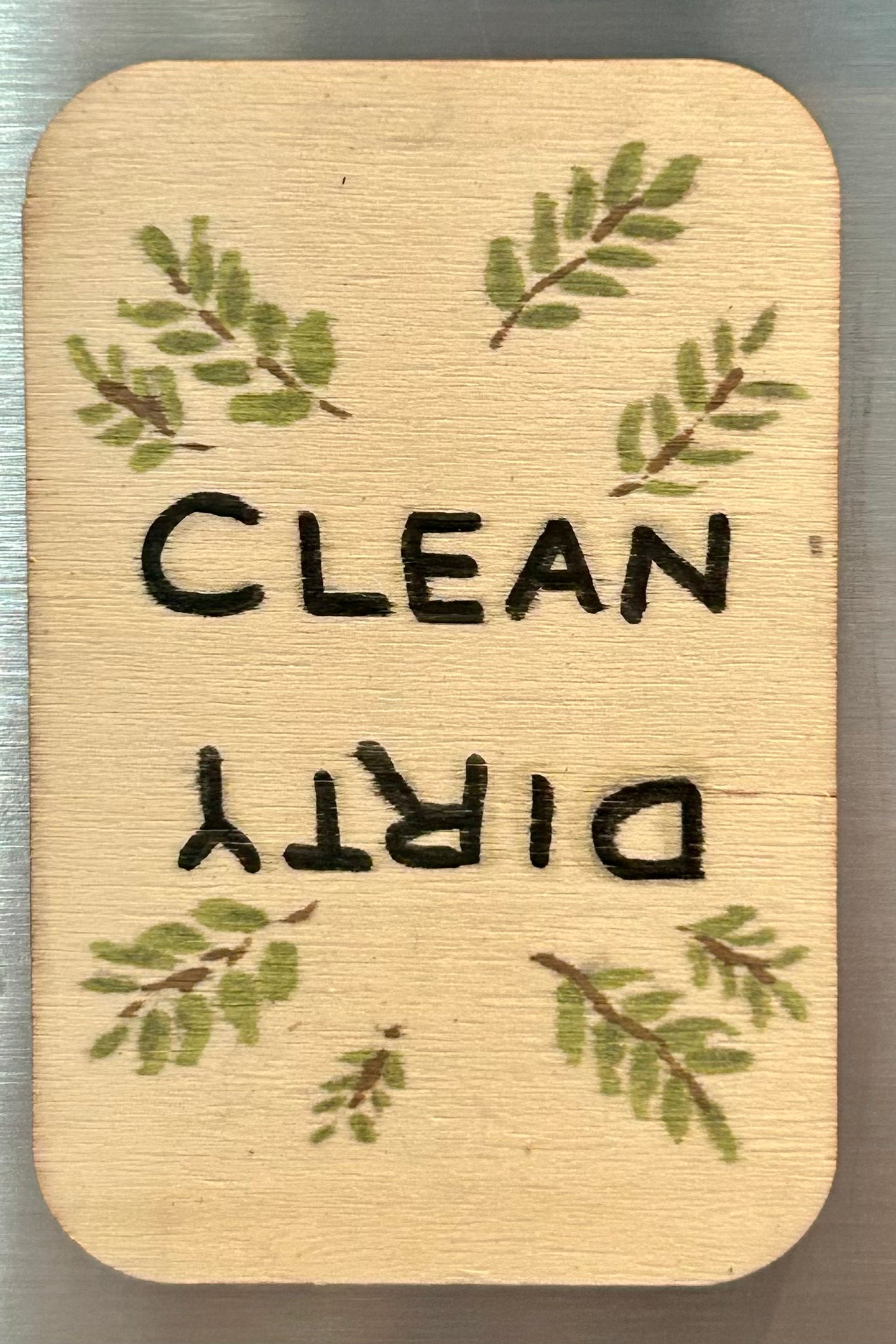 Magnetic Dishwasher Sign - Fresh Herbs