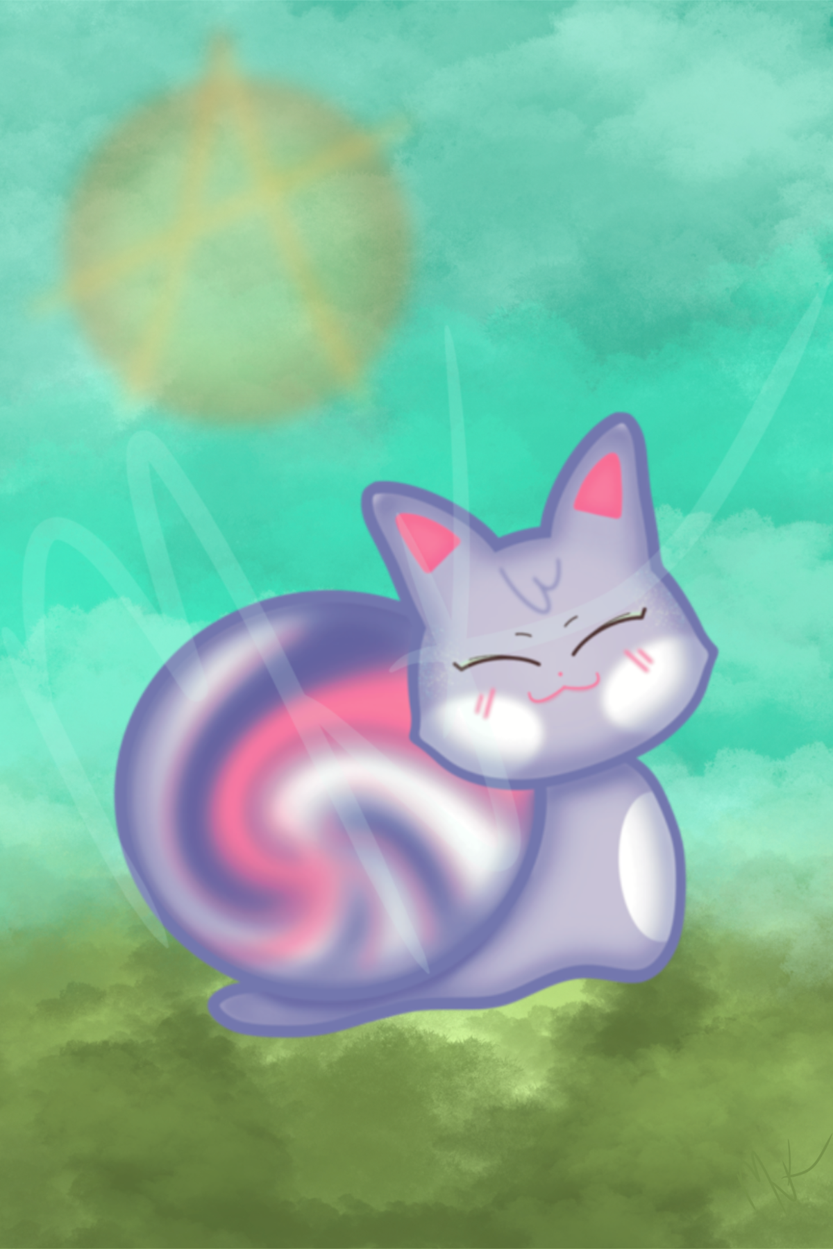Snail.iteez; Digital Art Prints; Snail Cats, Bear, Dogs, Squirrel, Bunny