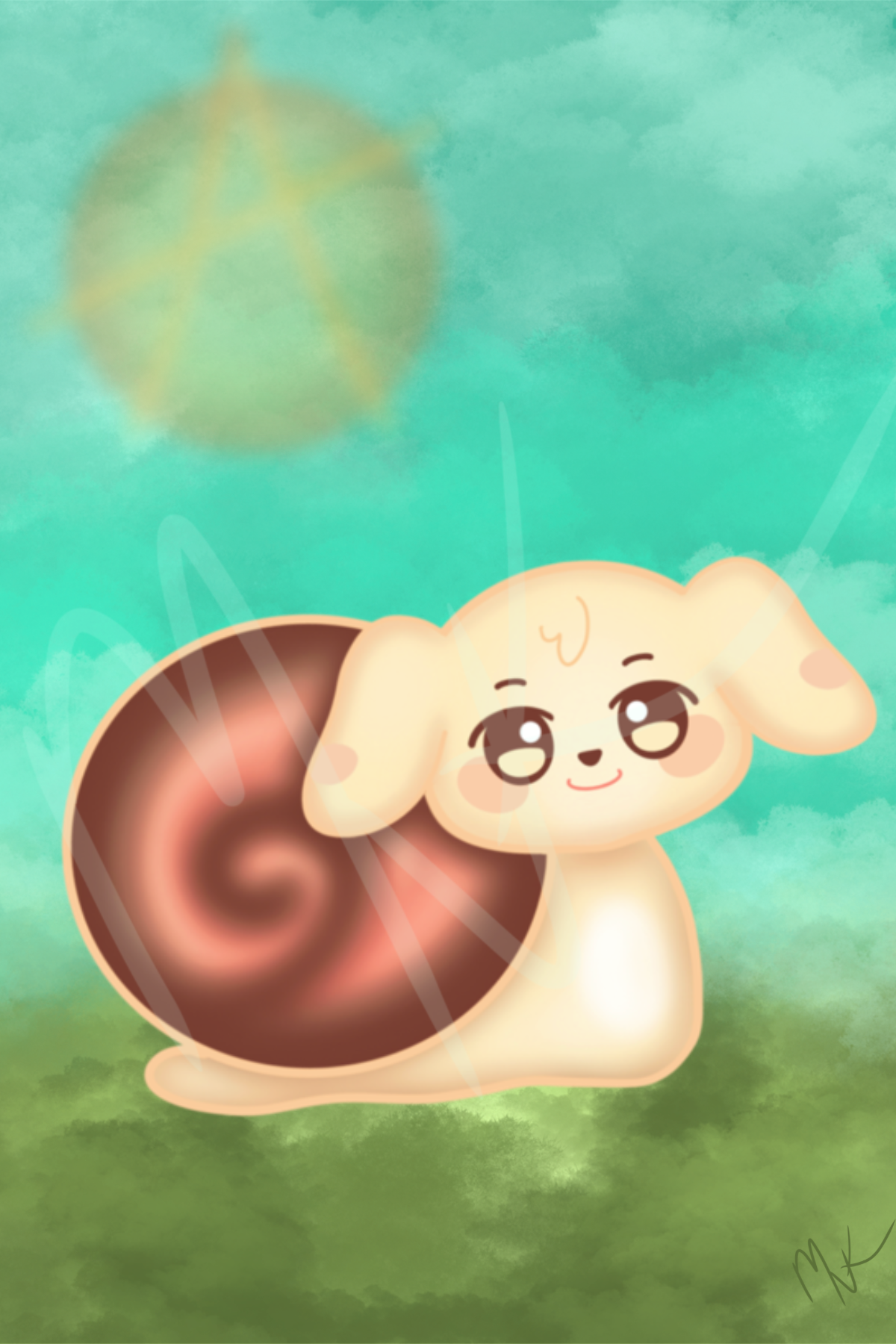Snail.iteez; Digital Art Prints; Snail Cats, Bear, Dogs, Squirrel, Bunny