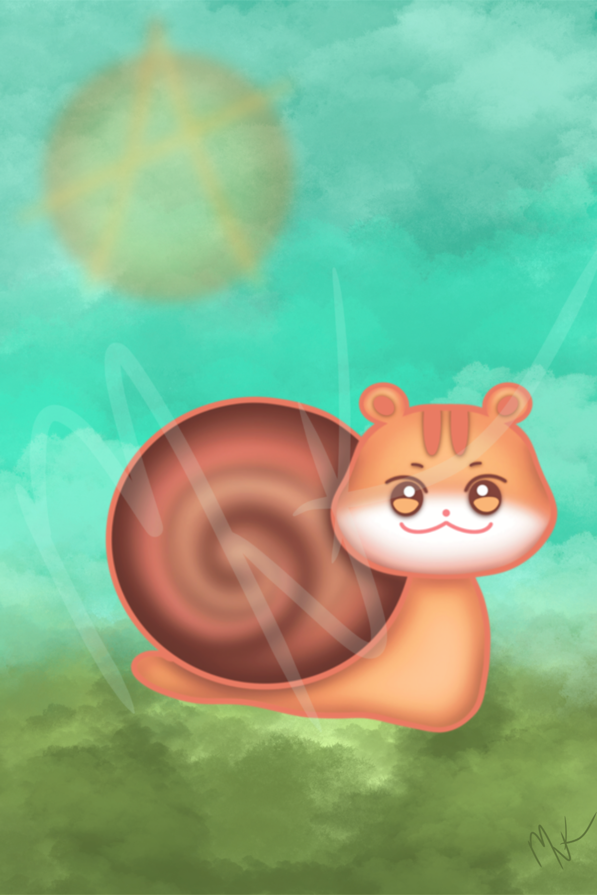 Snail.iteez; Digital Art Prints; Snail Cats, Bear, Dogs, Squirrel, Bunny