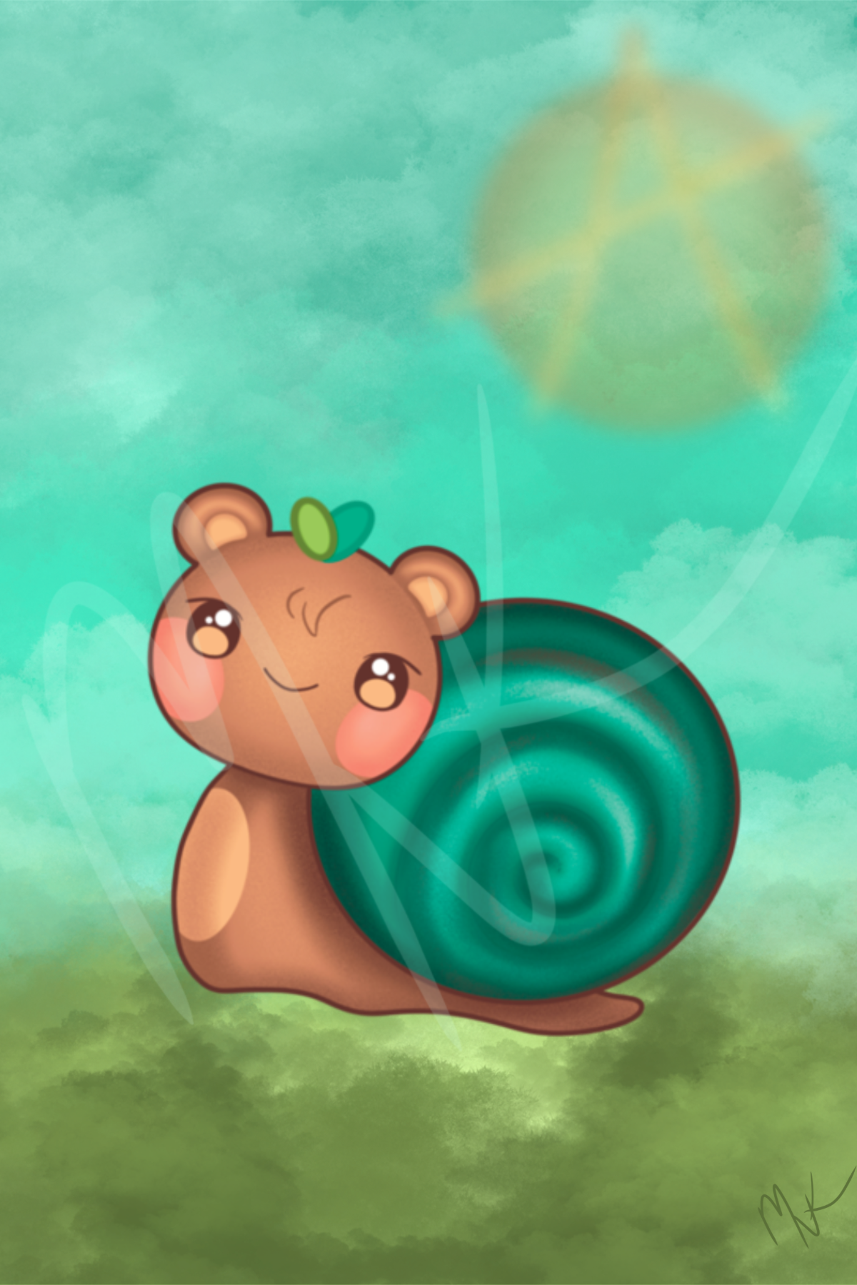 Snail.iteez; Digital Art Prints; Snail Cats, Bear, Dogs, Squirrel, Bunny
