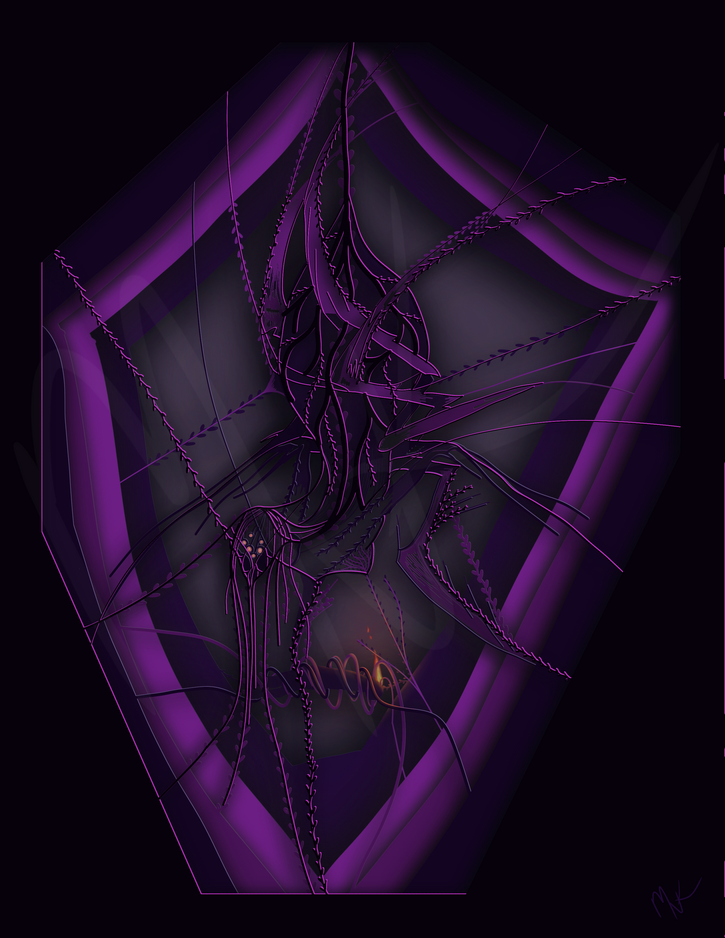 Punish Your Prey; Digital Art Print