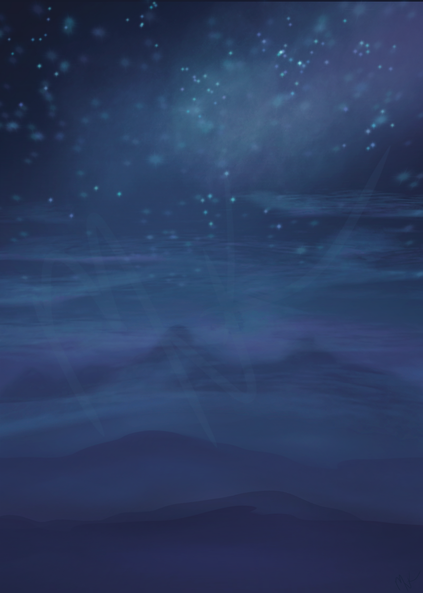 Nighttime Escape Digital Art Print