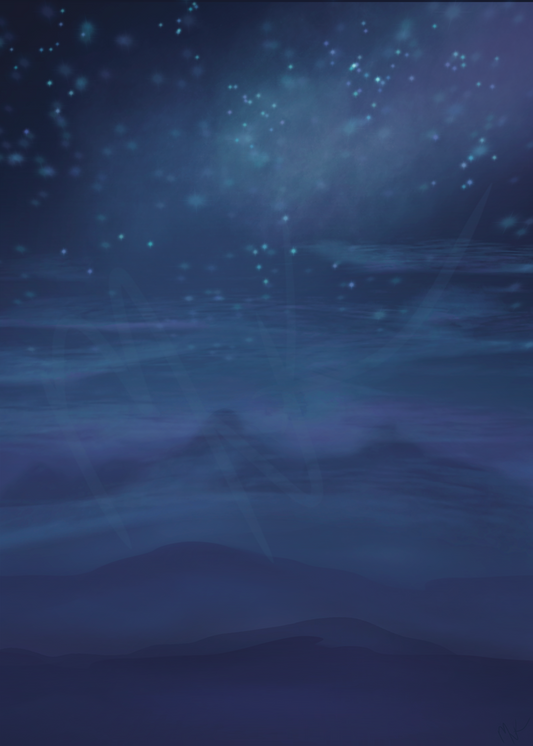 Nighttime Escape Digital Art Print